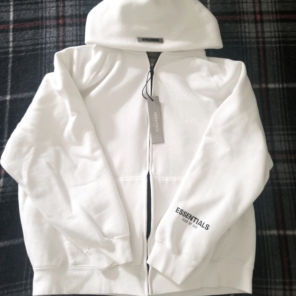Fear of God Essentials full zip front